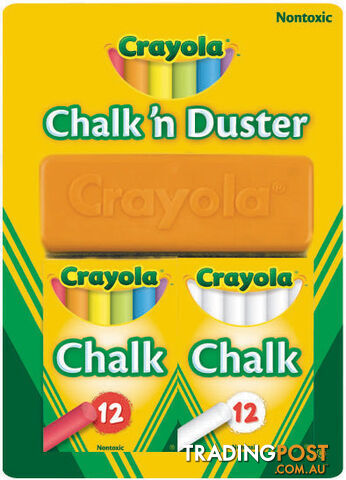 Crayola - Chalk N Duster Blister Pack - Bs516009 - 071662060091