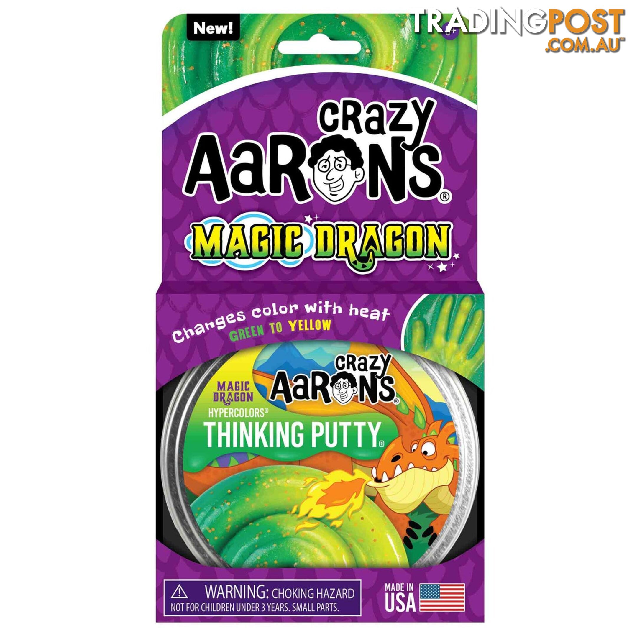 Crazy Aaron's Thinking Putty Magic Dragon - Bgdg020 - 810066953413