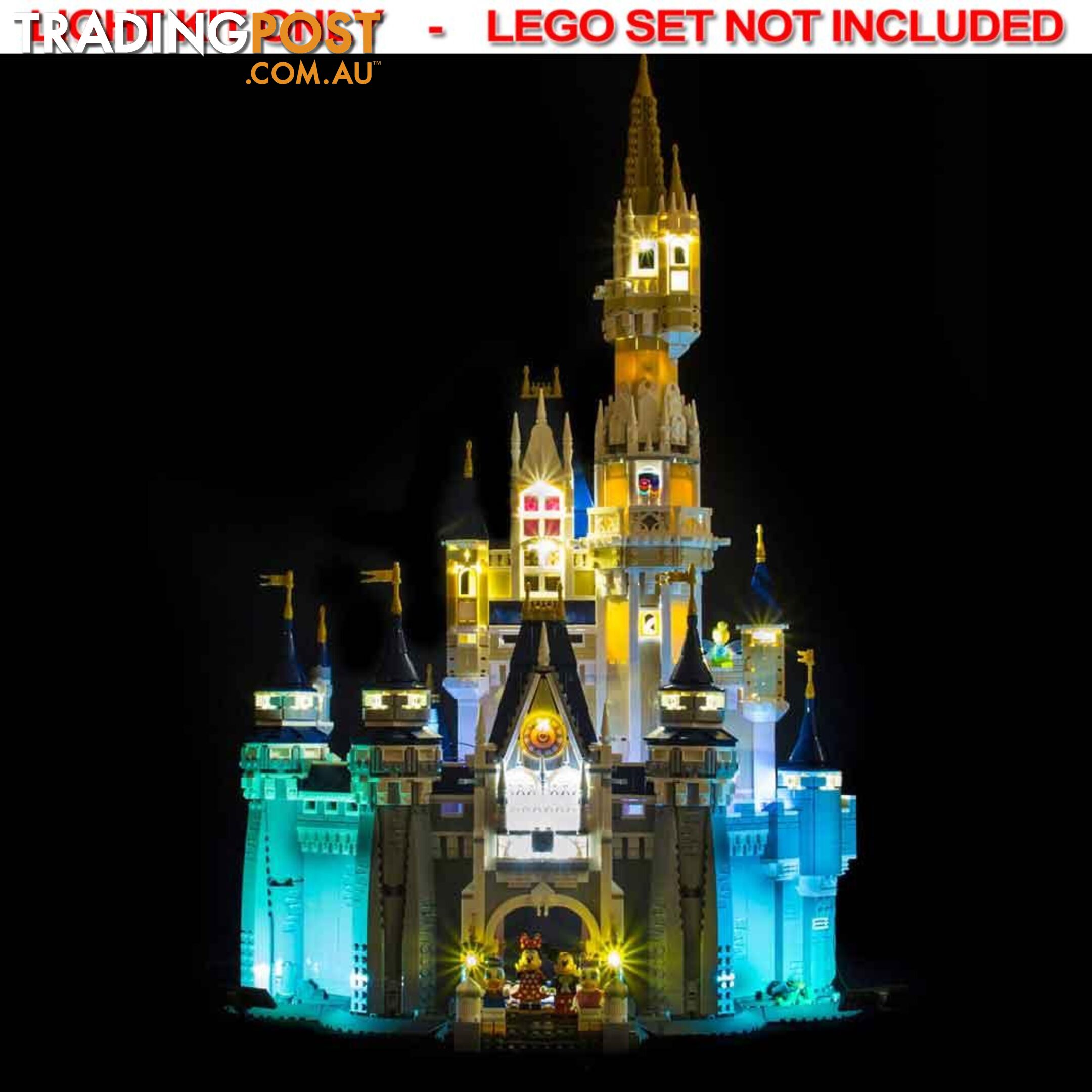 LIGHT KIT for LEGO Disney Castle 71040 - Light My Bricks - 793591188263
