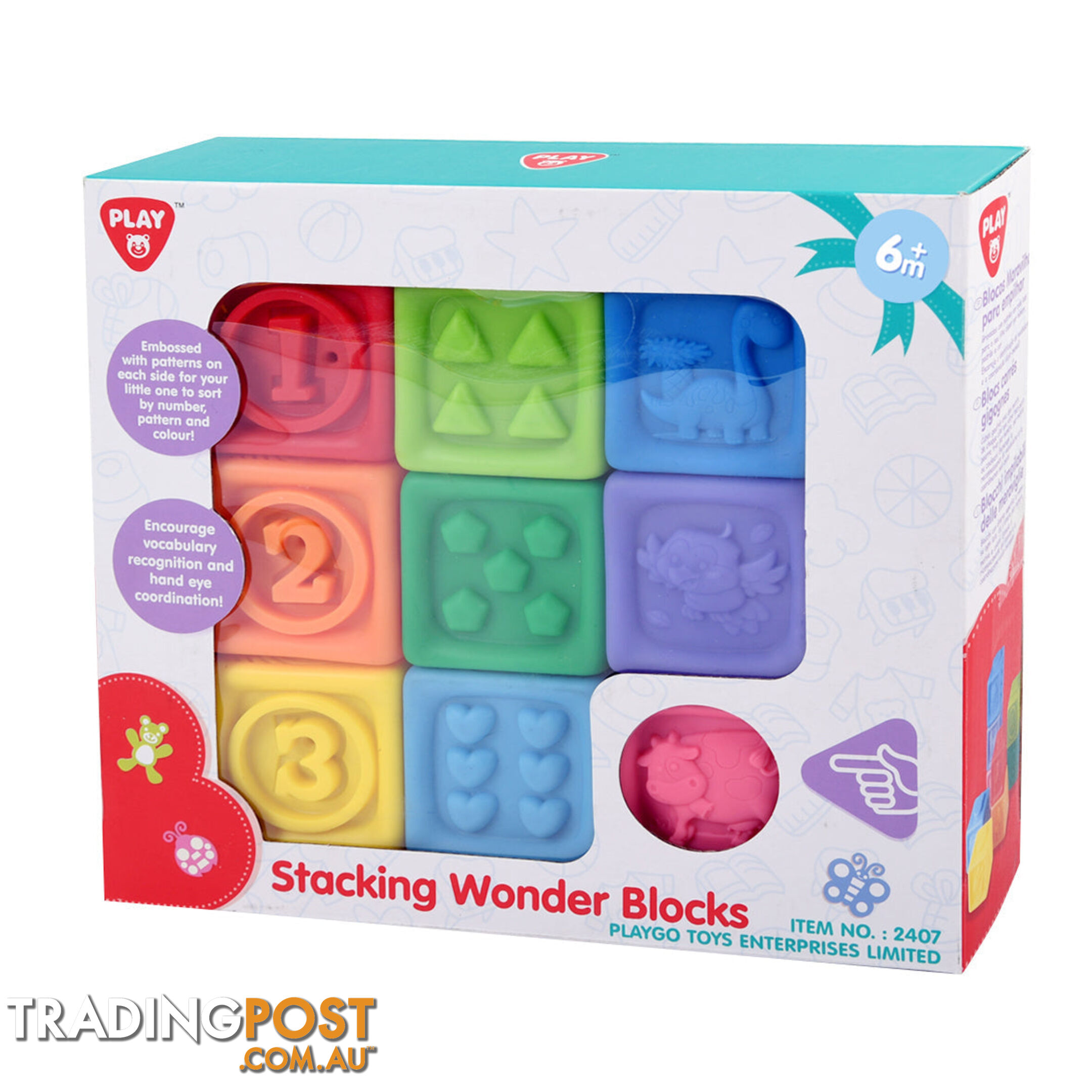 Stacking Wonder Blocks Playgo Toys Ent. Ltd. - T65982 - 4892401024077