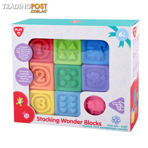 Stacking Wonder Blocks Playgo Toys Ent. Ltd. - T65982 - 4892401024077