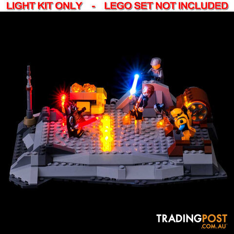 LIGHT KIT for LEGO Obi-Wan Kenobi vs. Darth Vader 75334 - Light My Bricks - 754523893495