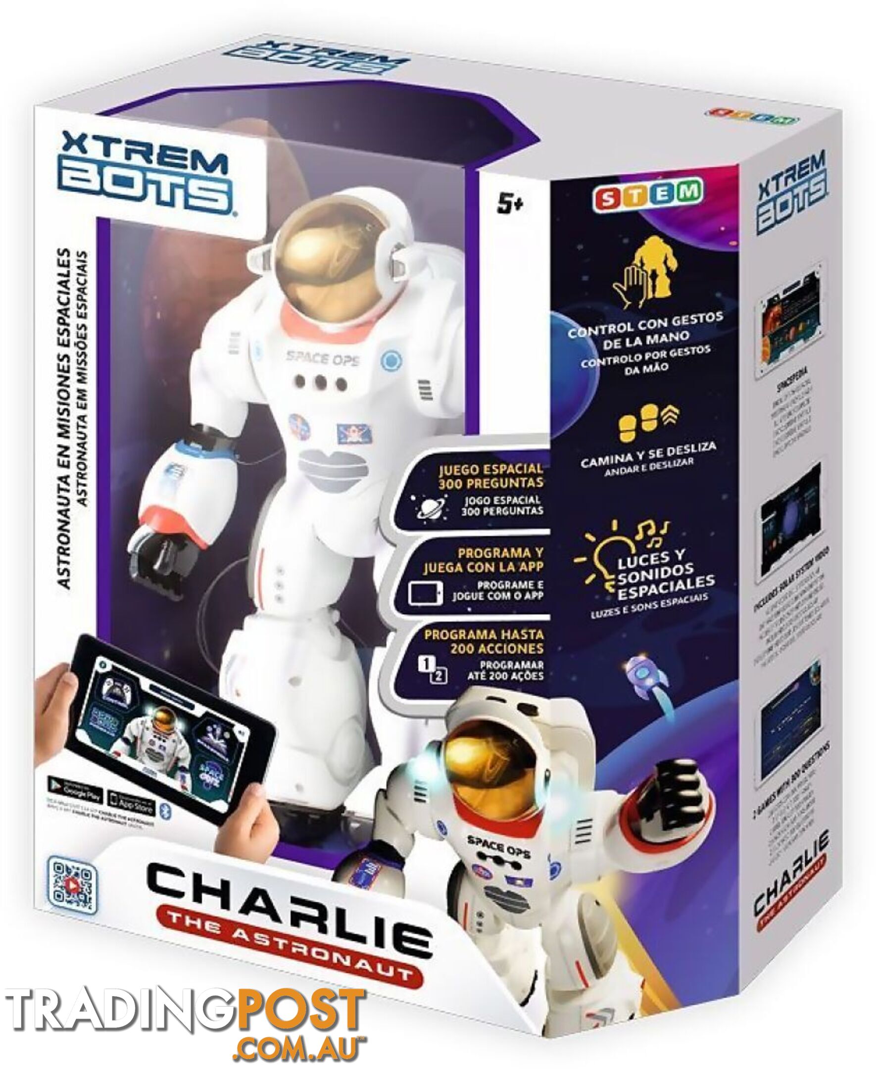 Xtrem Bots - Charlie The Astronaut - Gdlsxt3803085 - 8436598030853