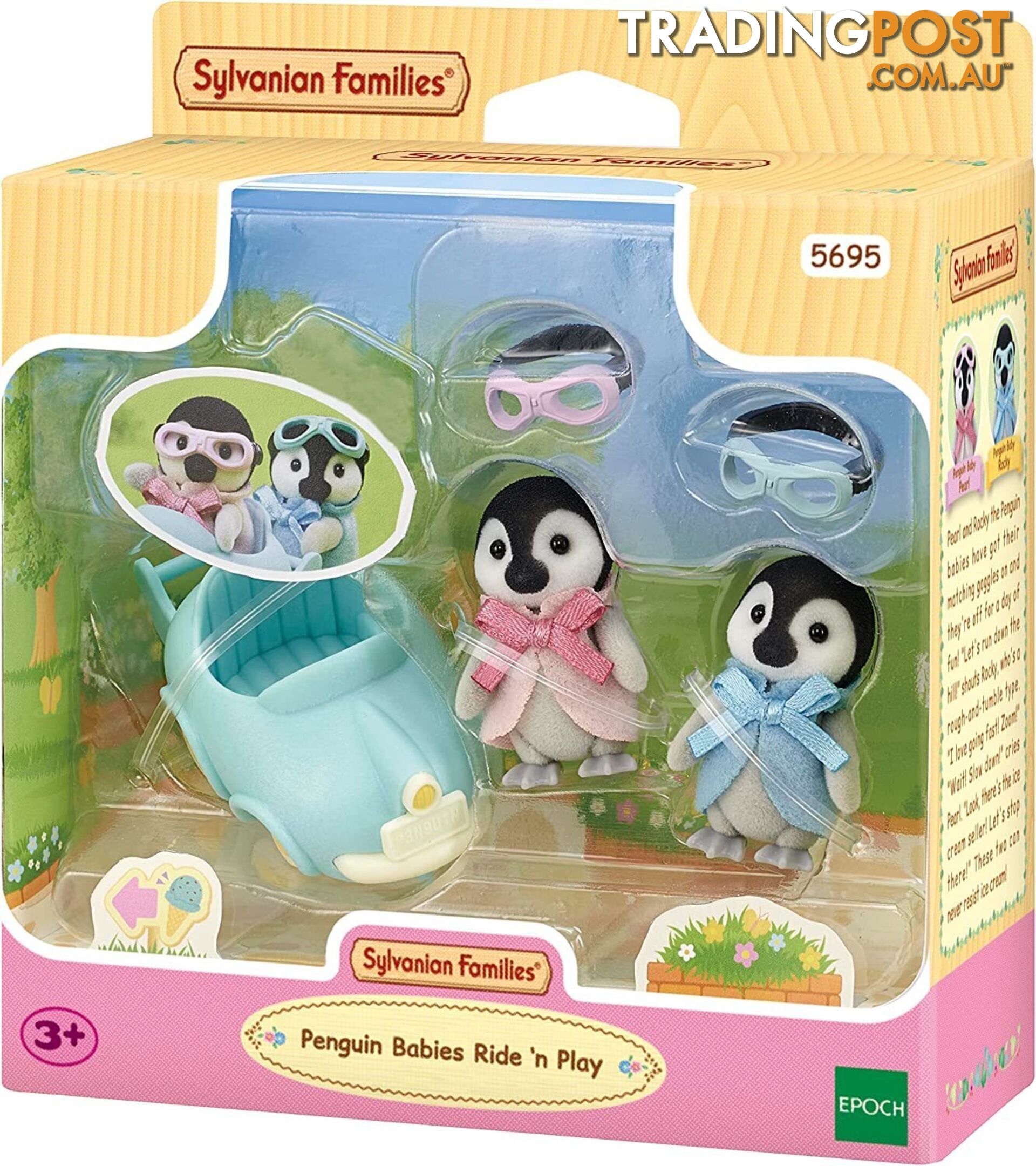 Sylvanian Families - Penguin Babies Ride N' Play - Mdsf5695 - 5054131056950