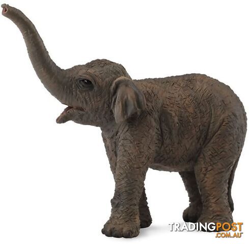 CollectA - Asian Elephant Calf Animal Figurine - Rpco88487 - 4892900884875