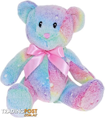 Cotton Candy - Plush Bear Teddy Blue Multi Glow In The Dark- Ccbbr05 - 9353468017884