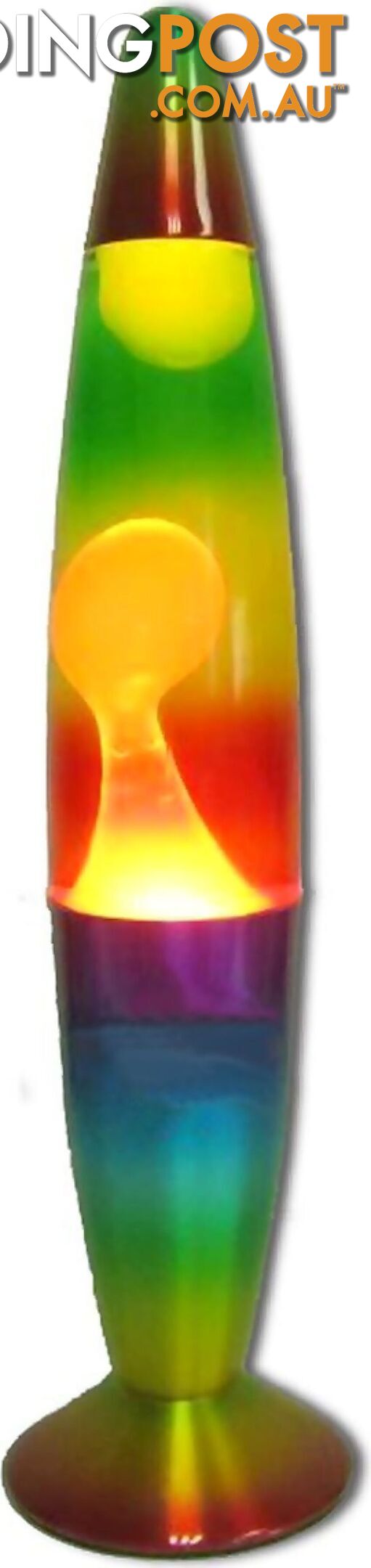 Landmark - Rainbow Liquid Lamp Rocket Shape 42cm - Aslanlt206 - 9320383575171