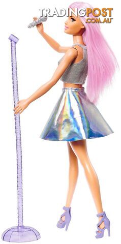 Barbie - Careers Pop Star Doll Long Pink Hair With Iridescent Skirt - Mattel - Mafxn98 - 887961696868