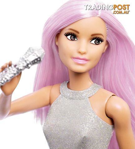 Barbie - Careers Pop Star Doll Long Pink Hair With Iridescent Skirt - Mattel - Mafxn98 - 887961696868