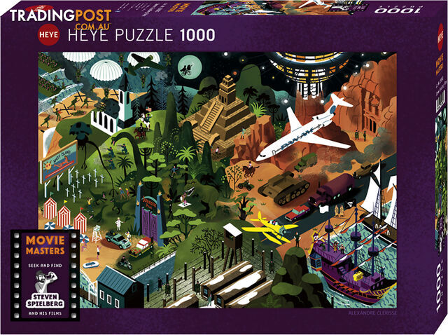 Heye - Movie Masters Spielberg Films Jigsaw Puzzle 1000pc - Jdhey29883 - 4001689298838