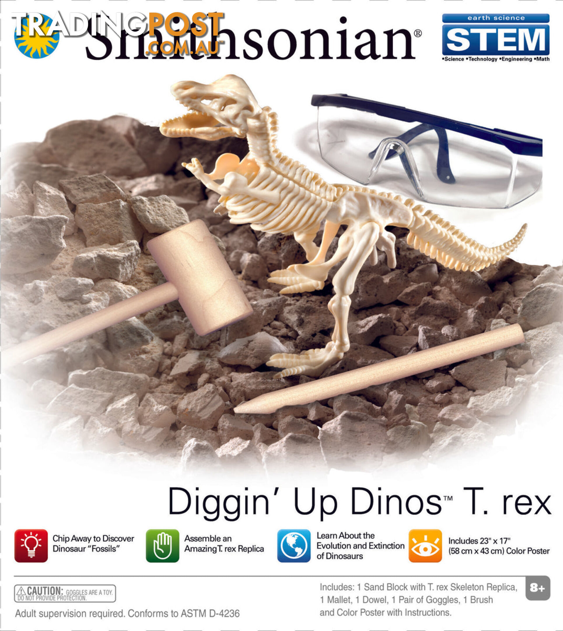 Smithsonian Diggin Up Dinos T.rex Hc10152047 - 042409520475