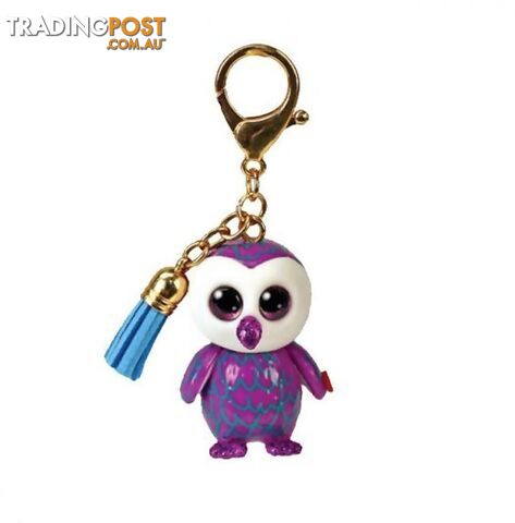 Ty - Beanie Boos - Mini Clip Moonlight The Owl With Tassel Mini - 5cm - Bg25054 - 008421250547