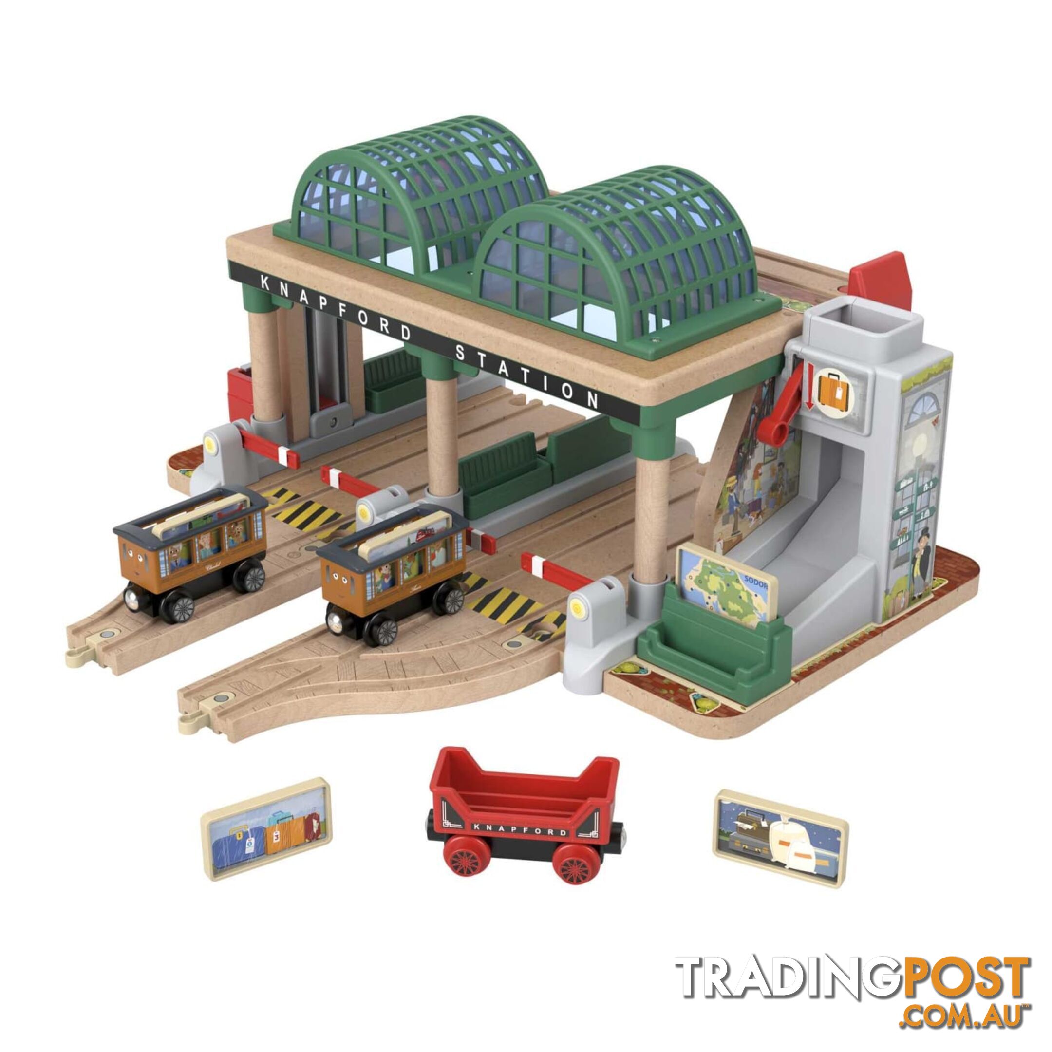 Thomas & Friends Wooden Railway Knapford Station Passenger Pickup Playset - MAHBJ82 - 887961990423