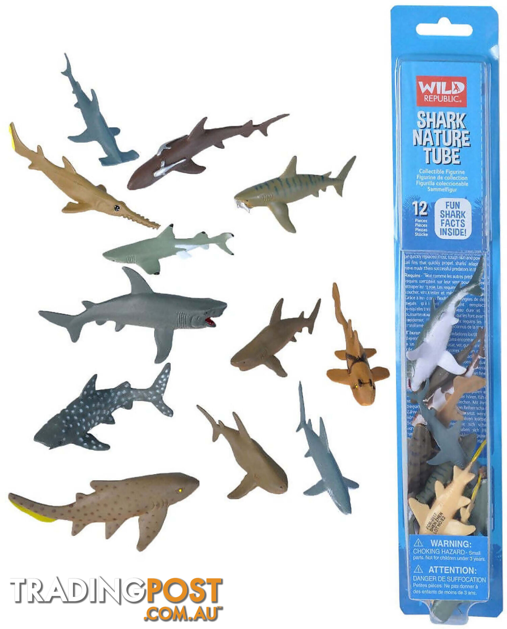 Wild Republic - Nature Tube Shark Collection - Wr12757 - 092389127577