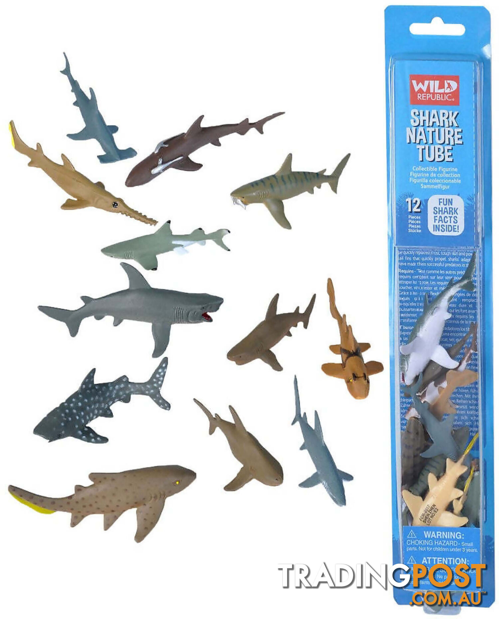 Wild Republic - Nature Tube Shark Collection - Wr12757 - 092389127577