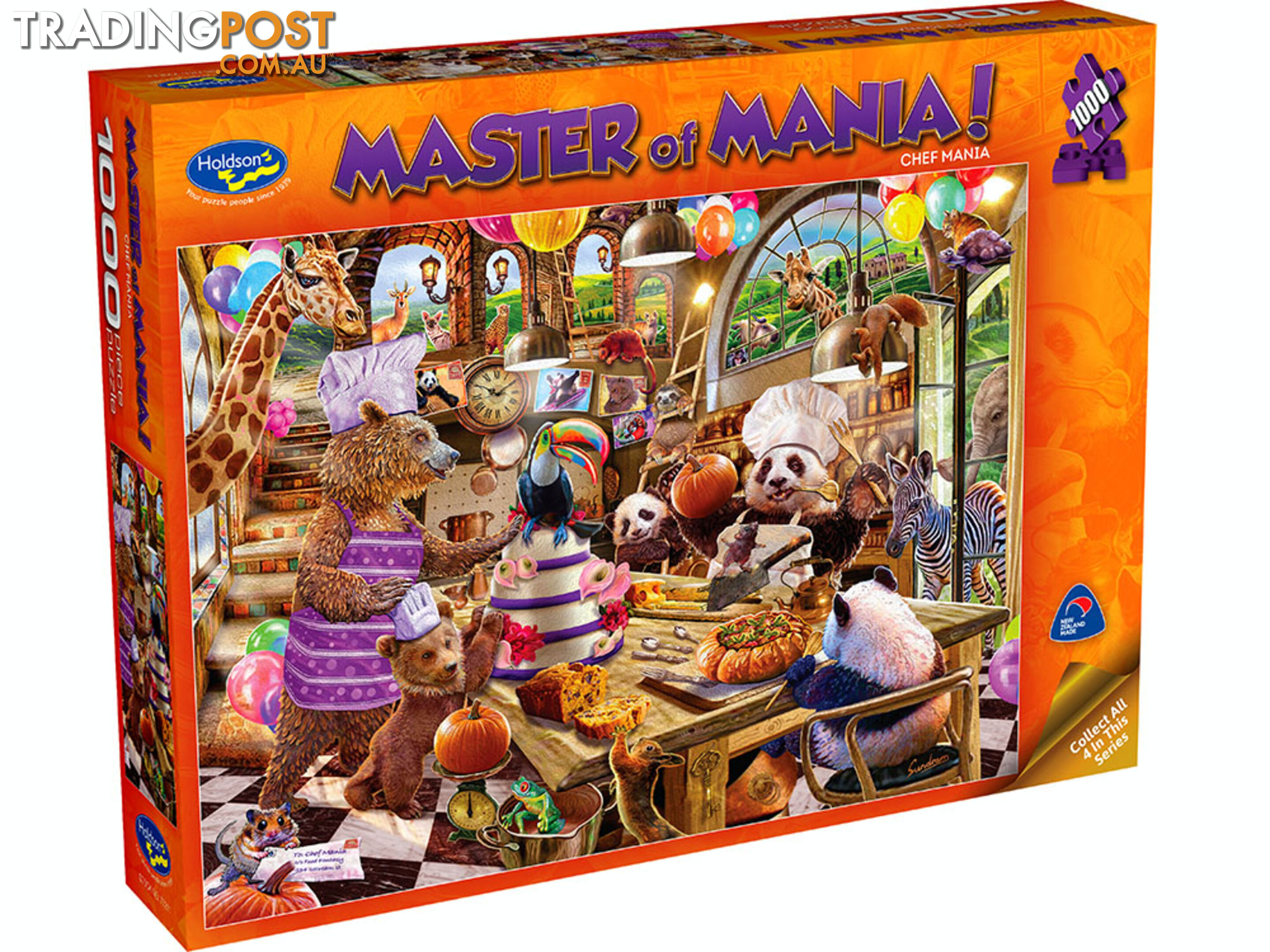 Holdson Jigsaw Puzzle - Master Of Mania Chef 1000 Piece Jigsaw Puzzle Hol772117 - 9414131772117