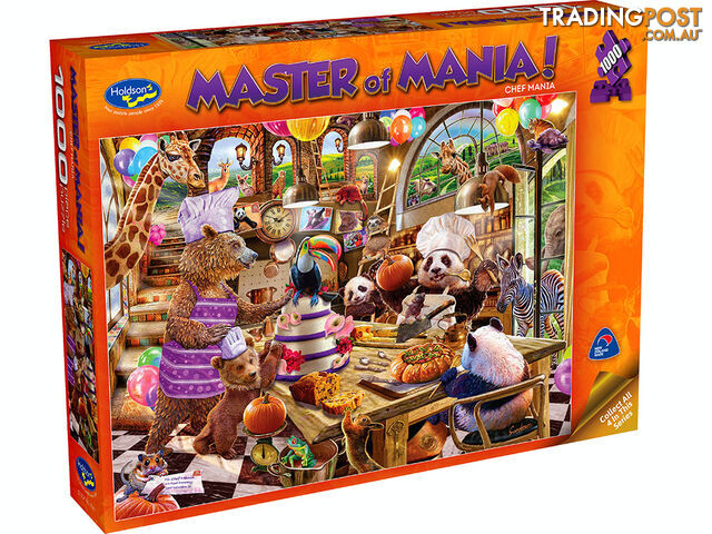 Holdson Jigsaw Puzzle - Master Of Mania Chef 1000 Piece Jigsaw Puzzle Hol772117 - 9414131772117