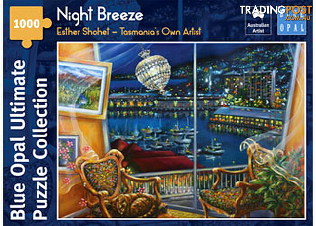Blue Opal - Shohet Night Breeze 1000 Pieces Jigsaw Puzzle Bl02109 - 633793021091