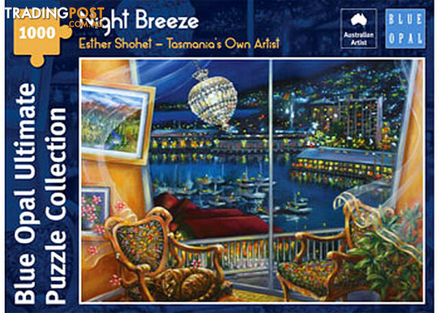 Blue Opal - Shohet Night Breeze 1000 Pieces Jigsaw Puzzle Bl02109 - 633793021091