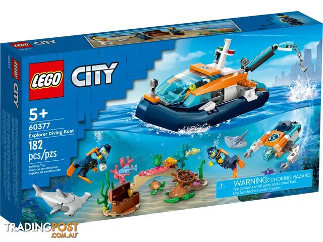LEGO 60377 Explorer Diving Boat - City - 5702017416373