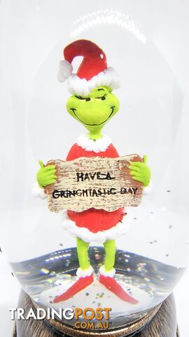 Cotton Candy - Xmas Dr. Seuss Grinch â€˜ Have A Grinchtastic Day â€™ Brass Lantern - Cczxgr53up - 9353468016849