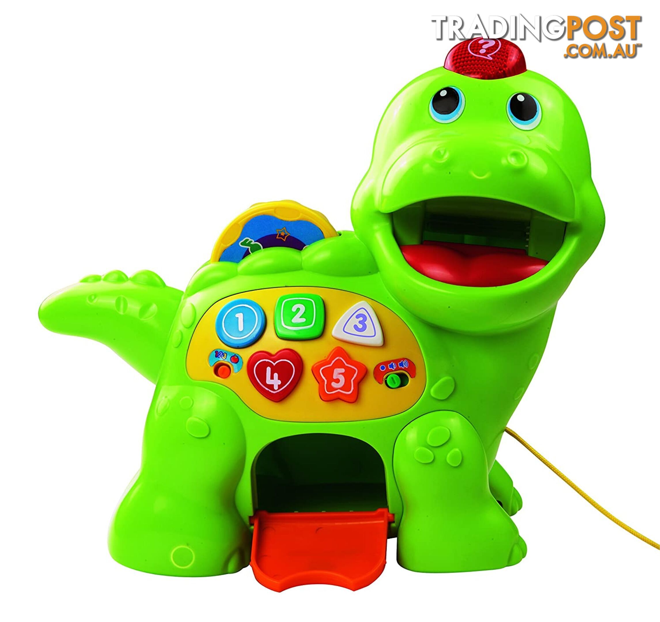 Vtech - Baby Feed Me Dino Musical Toy With Numbers Music Shapes And Interactive Lights Vtec Tn80157703004 - 3417761577035