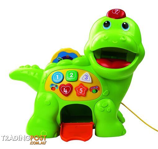 Vtech - Baby Feed Me Dino Musical Toy With Numbers Music Shapes And Interactive Lights Vtec Tn80157703004 - 3417761577035