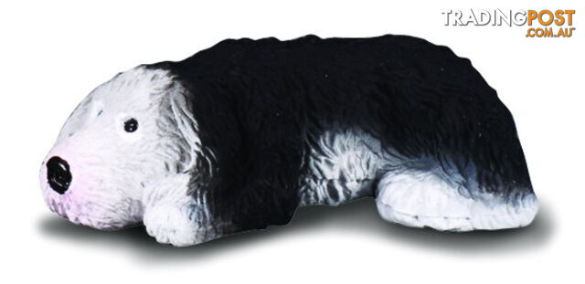 CollectA Old English Sheepdog Puppy Animal Figurine - Rpco88067 - 4892900880679