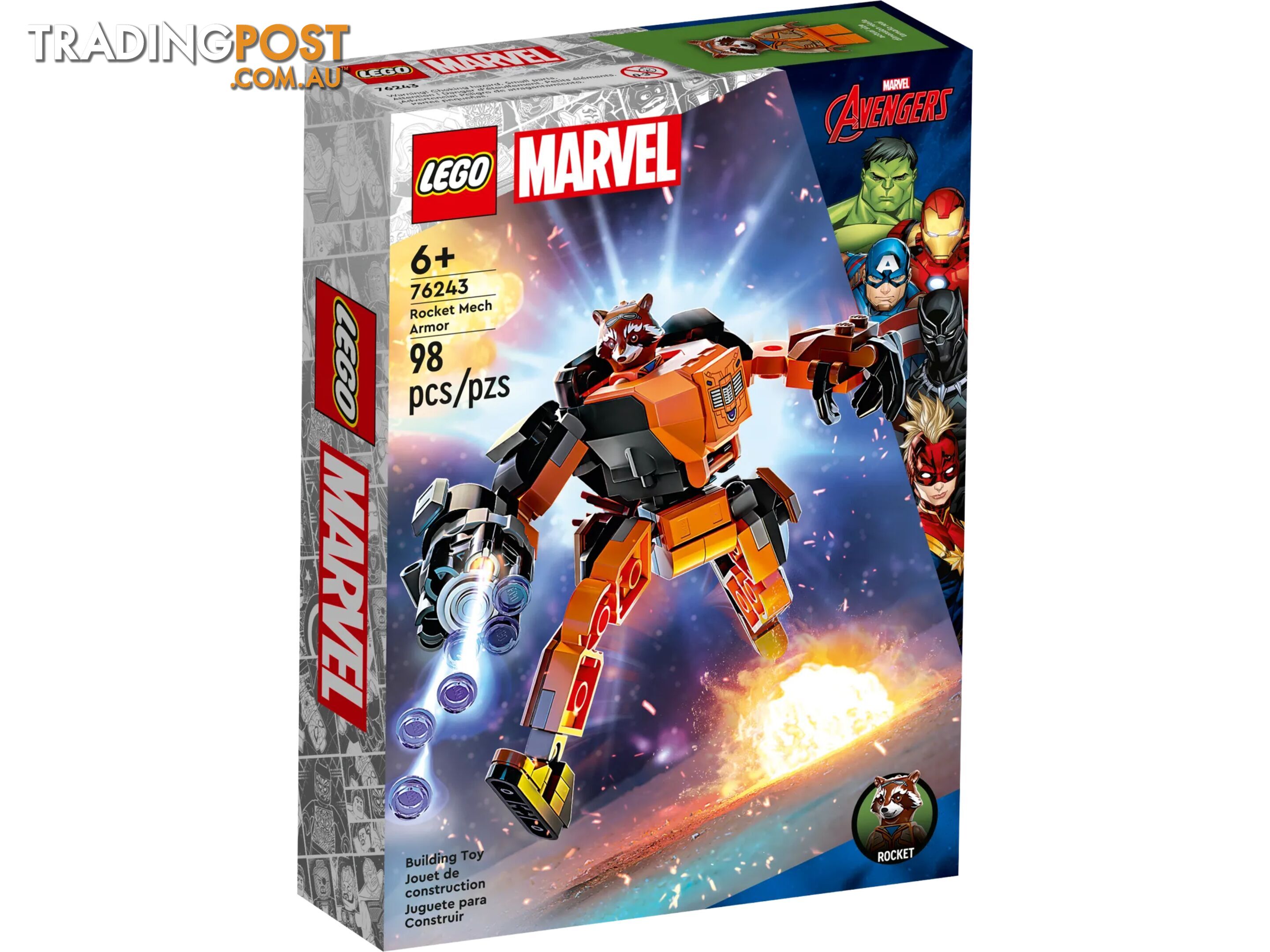 LEGO 76243 Rocket Mech Armor - Marvel Super Heroes - 5702017419633