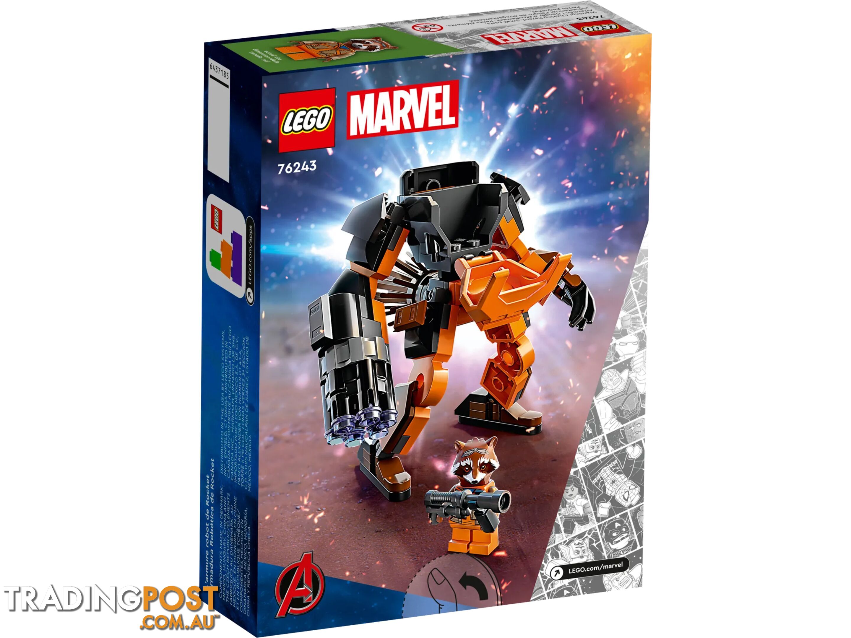 LEGO 76243 Rocket Mech Armor - Marvel Super Heroes - 5702017419633