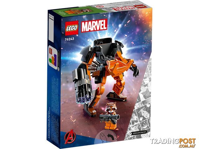 LEGO 76243 Rocket Mech Armor - Marvel Super Heroes - 5702017419633