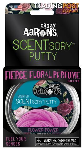 Crazy Aaron's Scentsory Putty Fierce Floral Perfume Flower Power 2.5inch - Bgscnfp055 - 787790221708
