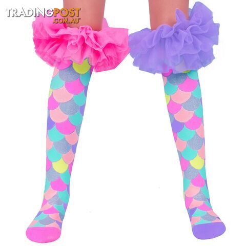 MADMIA -  Socks Toddler Age 3-5y Mermaid Frills Toddler - Mumm120t - 9355645001327