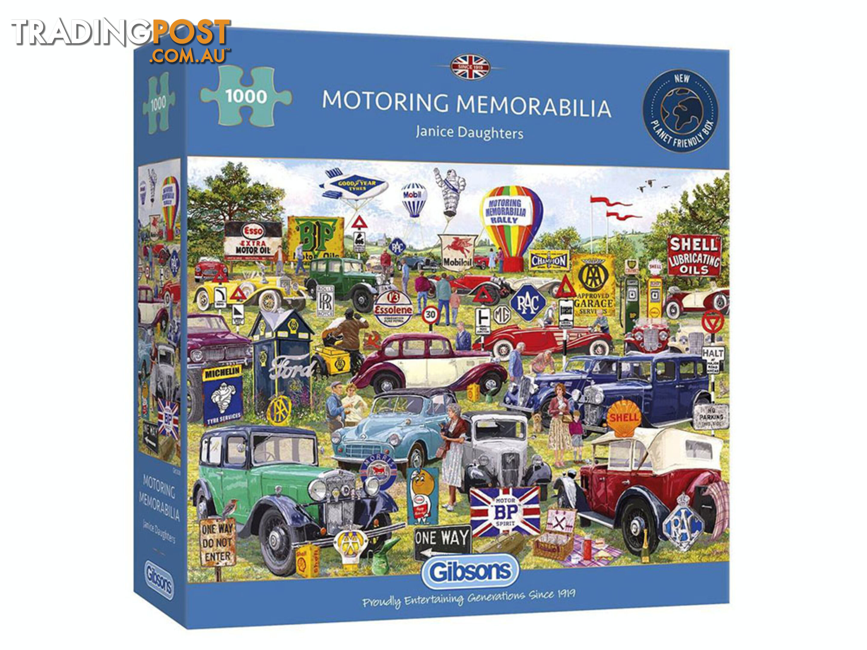 Gibsons - Motoring Memorabilia Jigsaw Puzzle 1000 Pieces - Jdgib063066 - 5012269063066