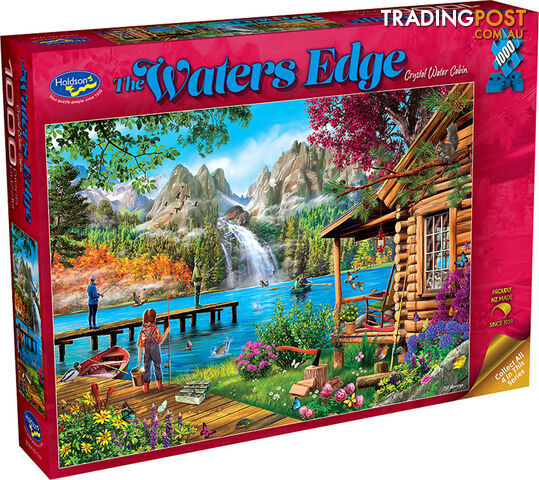 Holdson - Water's Edge Crystal Water Cabin Jigsaw Puzzle 1000 Pieces - Jdhol774913 - 9414131774913