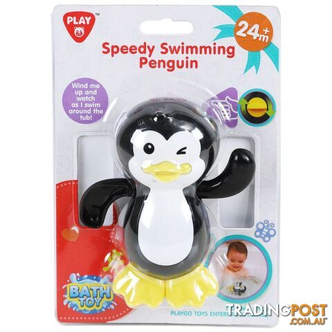 Speedy Swimming Penguin Bath Toy  Playgo Toys Ent. Ltd Art62814 - 4892401019028