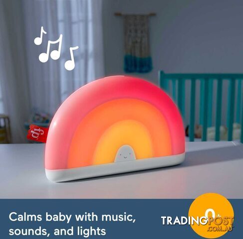 Fisher-price - Soothe & Glow Rainbow Sound Machine With Music And Lights - Mahgb91 - 194735047789