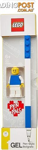 LEGO Blue Gel Pen With Minifigure - Hc7452600 - 4895028526009