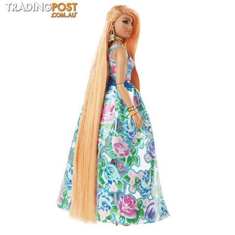 Barbie Extra Fancy Doll - Floral 2 Piece Gown - Mahhn14 - 194735072552