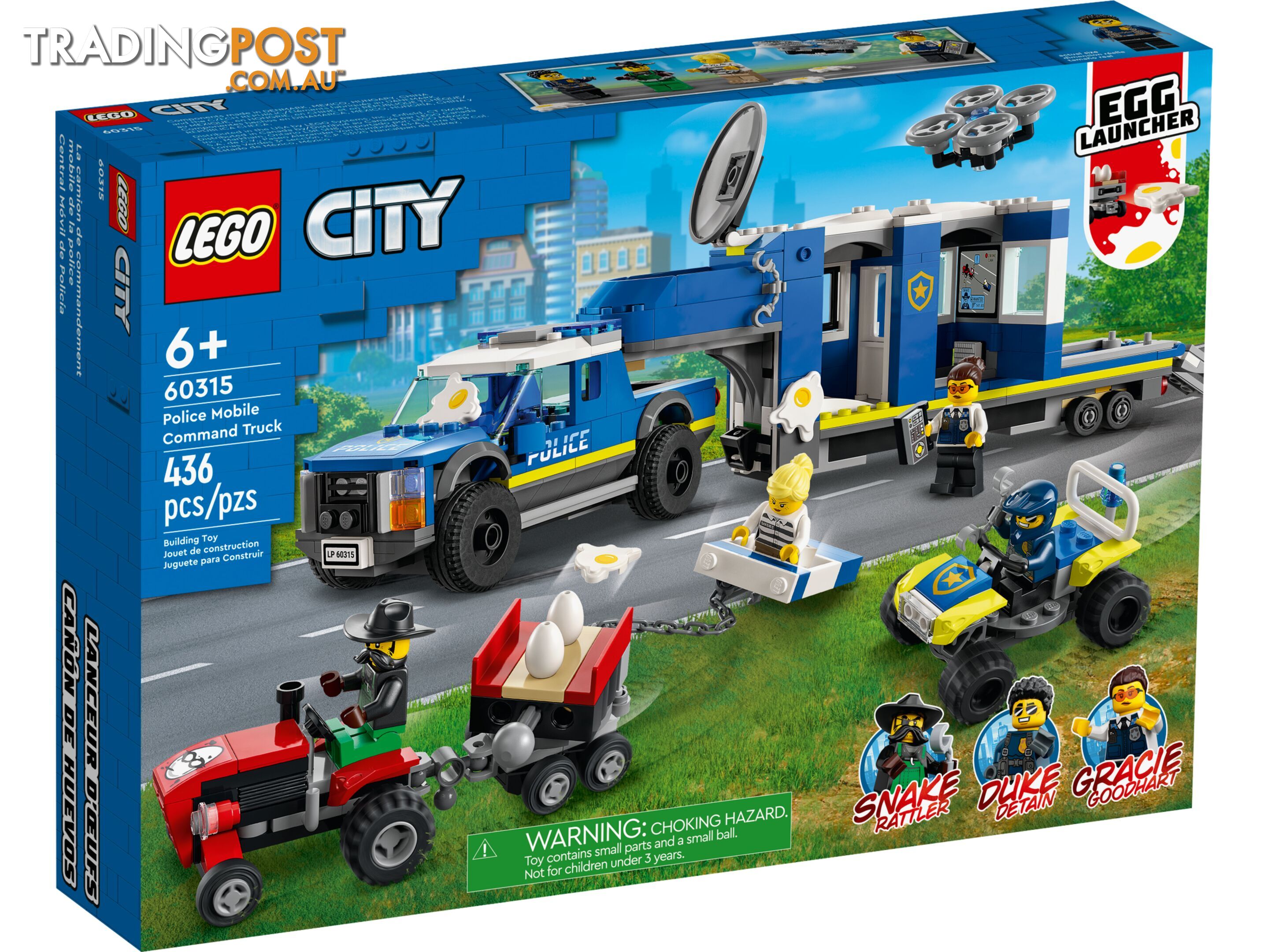 LEGO 60315 Police Mobile Command Truck - City - 5702017161907