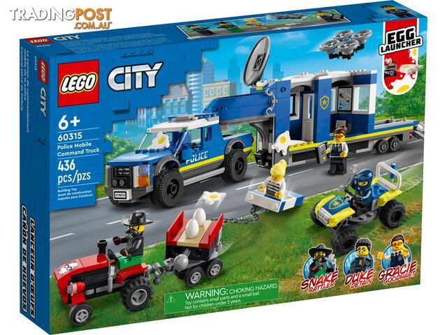 LEGO 60315 Police Mobile Command Truck - City - 5702017161907