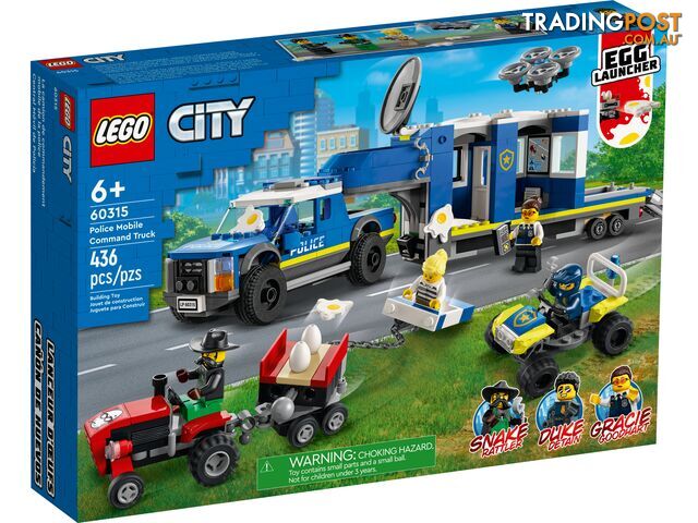 LEGO 60315 Police Mobile Command Truck - City - 5702017161907