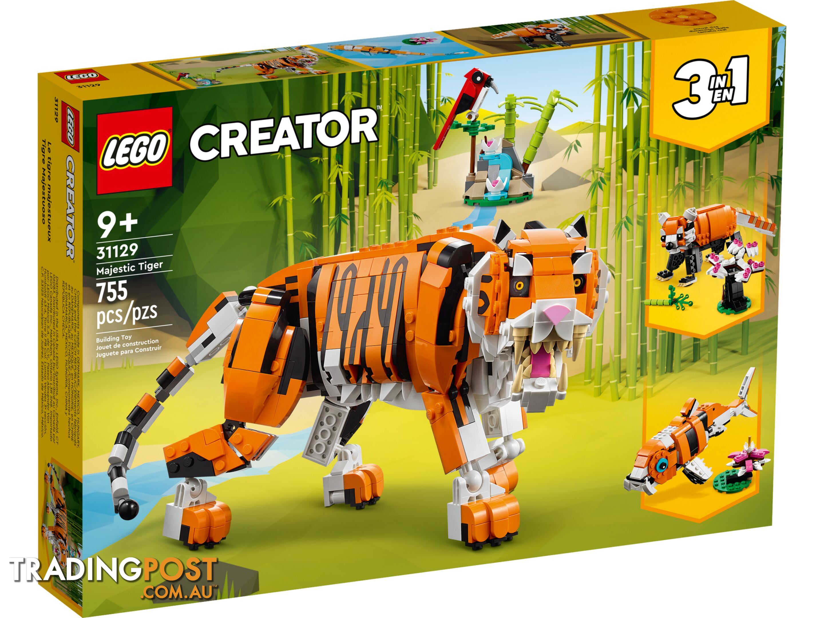 LEGO 31129 Majestic Tiger - Creator 3-in-1 - 5702017151854