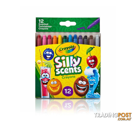 Crayola Silly Scents Twistable Crayons 12 Pack - Bs529612 - 071662196127