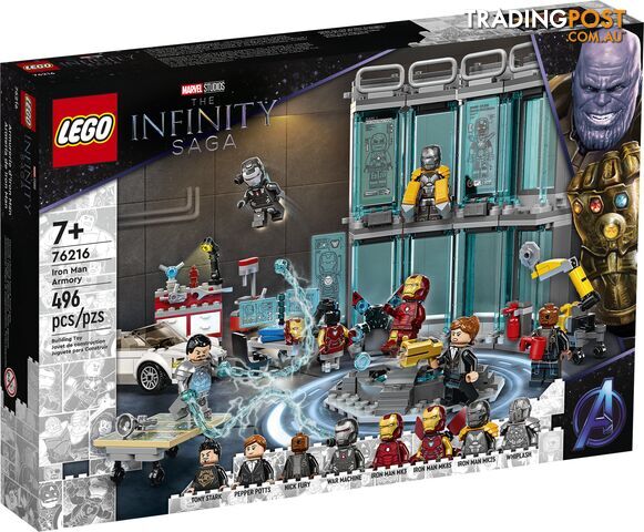 LEGO 76216 Iron Man Armoury - Marvel Super Heroes - 5702017154596
