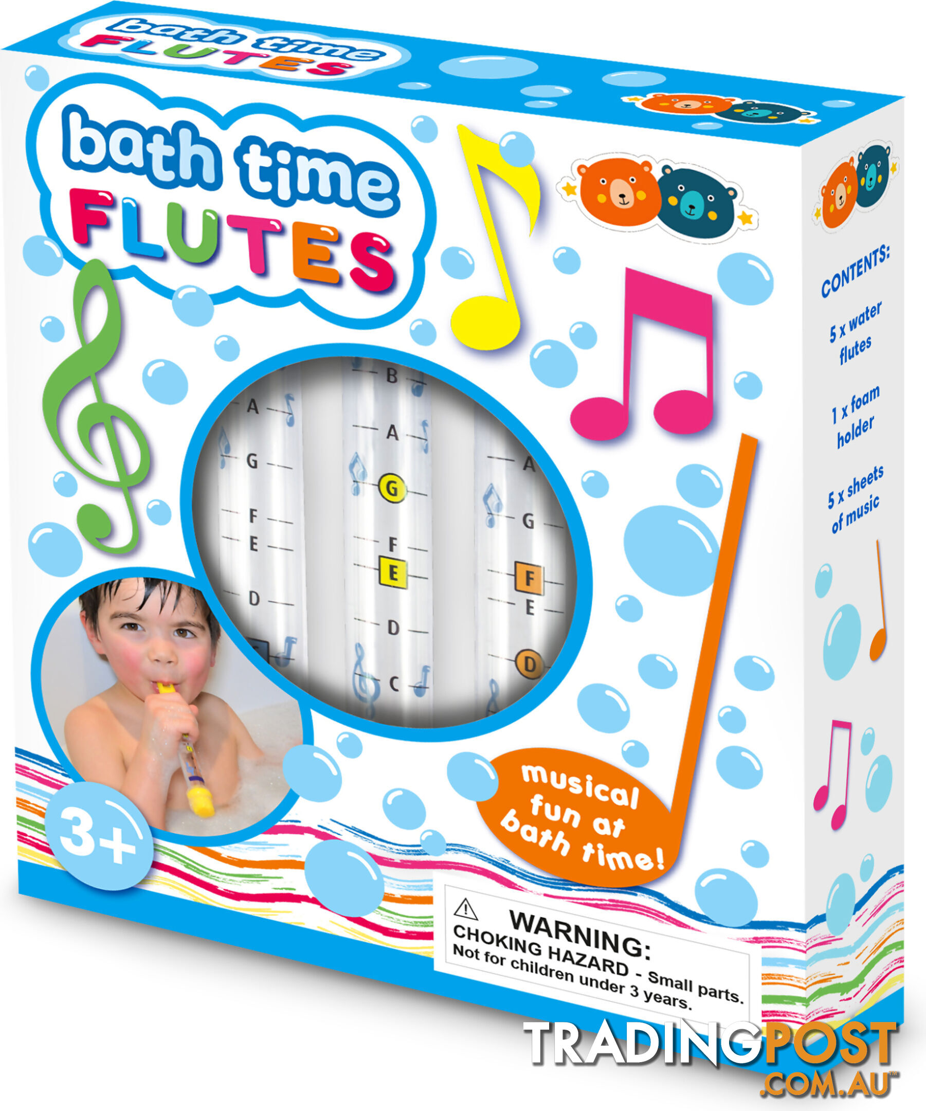 Buddy & Barney - Bath Time Water Flutes - Mh Bb174 - 712195455625