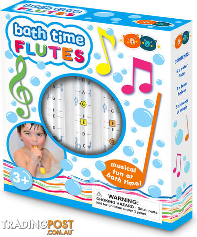Buddy & Barney - Bath Time Water Flutes - Mh Bb174 - 712195455625