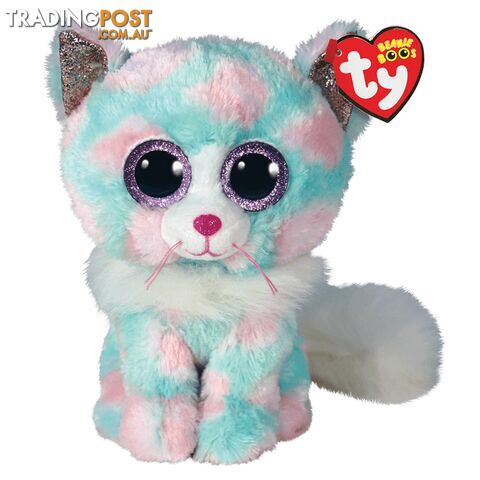 Ty Beanie Boos - Opal - Pastel Cat 15cm Small - 008421363766