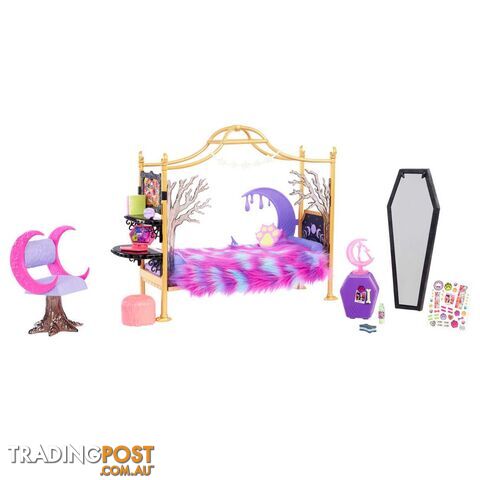 Monster High - Toys Clawdeen Wolf Bedroom Playset - Mahhk64 - 194735069842
