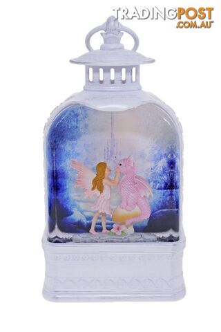 Cotton Candy -  Fairy & Dragon Med Glitter Lantern - Ccflnt46 - 9353468017266